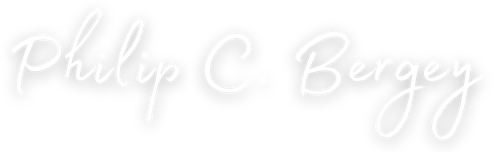 Philip C. Bergey Logo - White